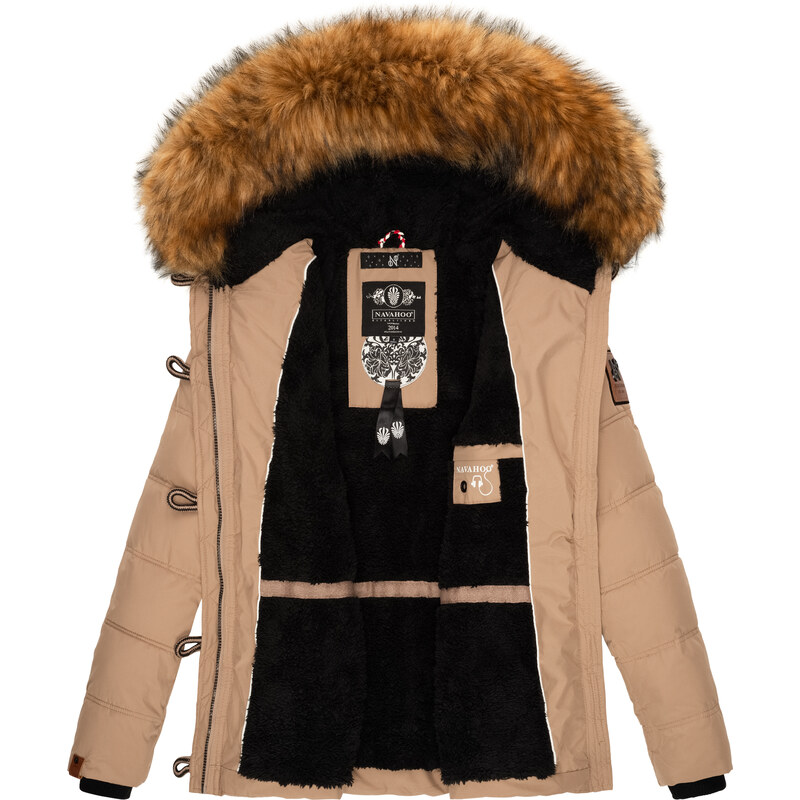Dámská zimní bunda Zoja Navahoo - TAUPE GREY