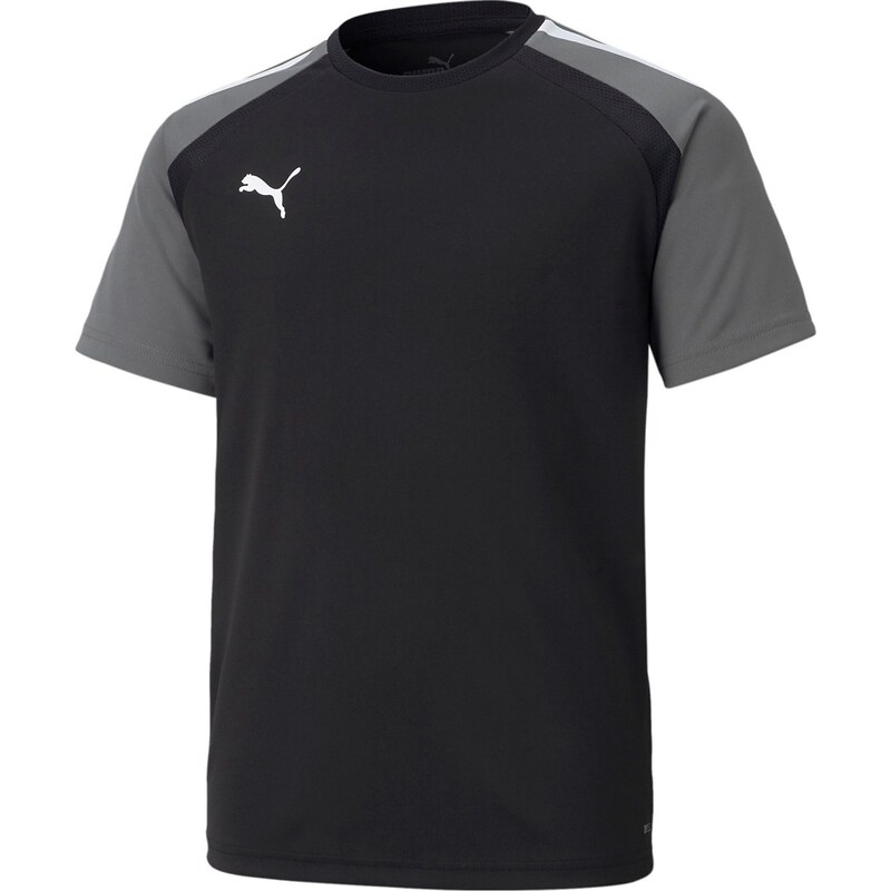 PUMA Funkční tričko Teampacer šedá / černá / bílá