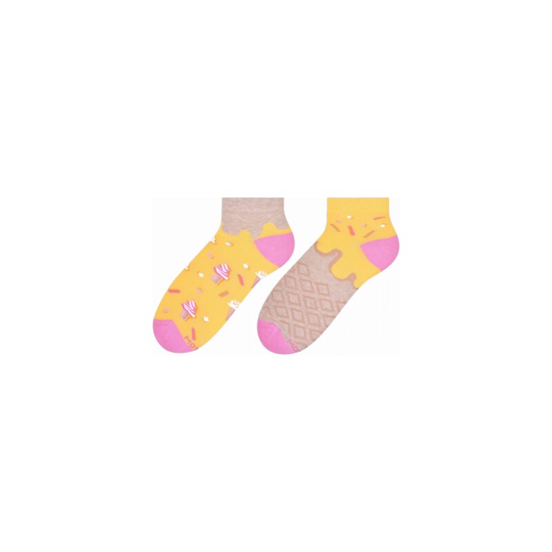 More 034 Dámské asymetrické ponožky 39-42 mátová