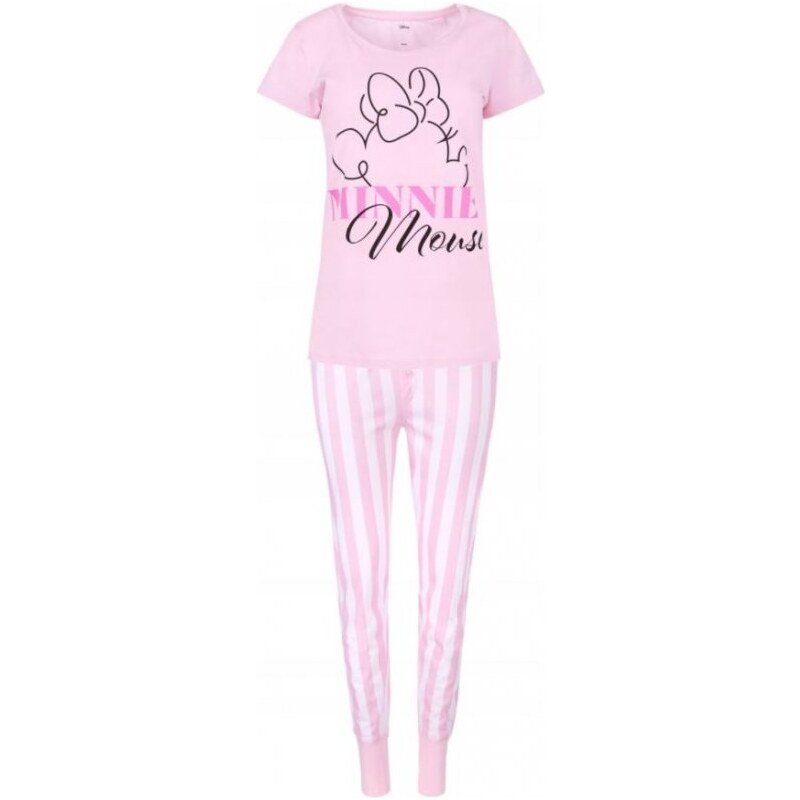 E plus M Dámské pyžamo Minnie Mouse - růžové