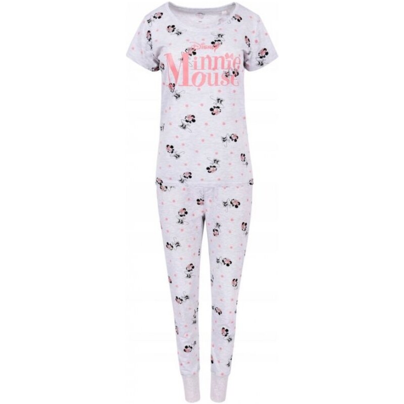 E plus M Dámské pyžamo Minnie Mouse - Disney - melírované