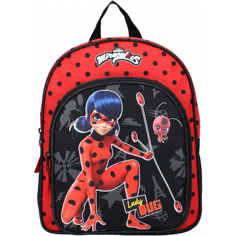 Vadobag Dětský batůžek s přední kapsou Kouzelná beruška - Ladybug