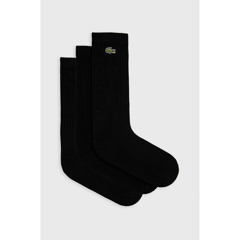 Ponožky Lacoste pánské, černá barva, RA4182-8VM
