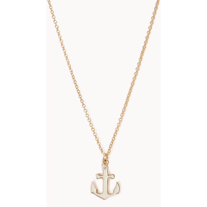 Forever 21 Sea Bound Anchor Necklace