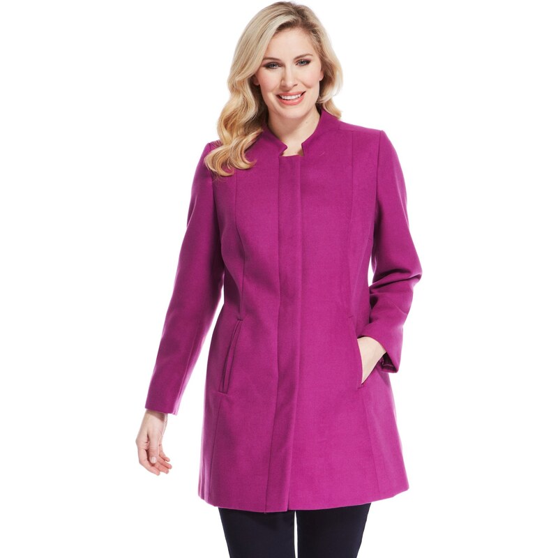 Marks and Spencer Plus Notched Collar Coat