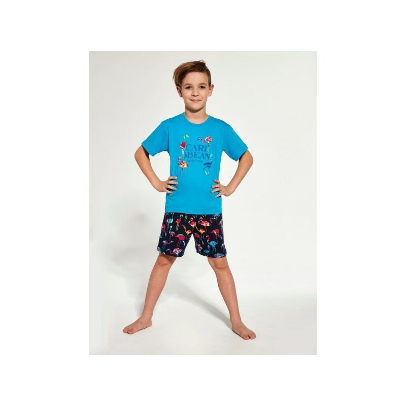 Cornette Kids Boy 789/99 Caribbean Chlapecké pyžamo 86-92 tyrkysová