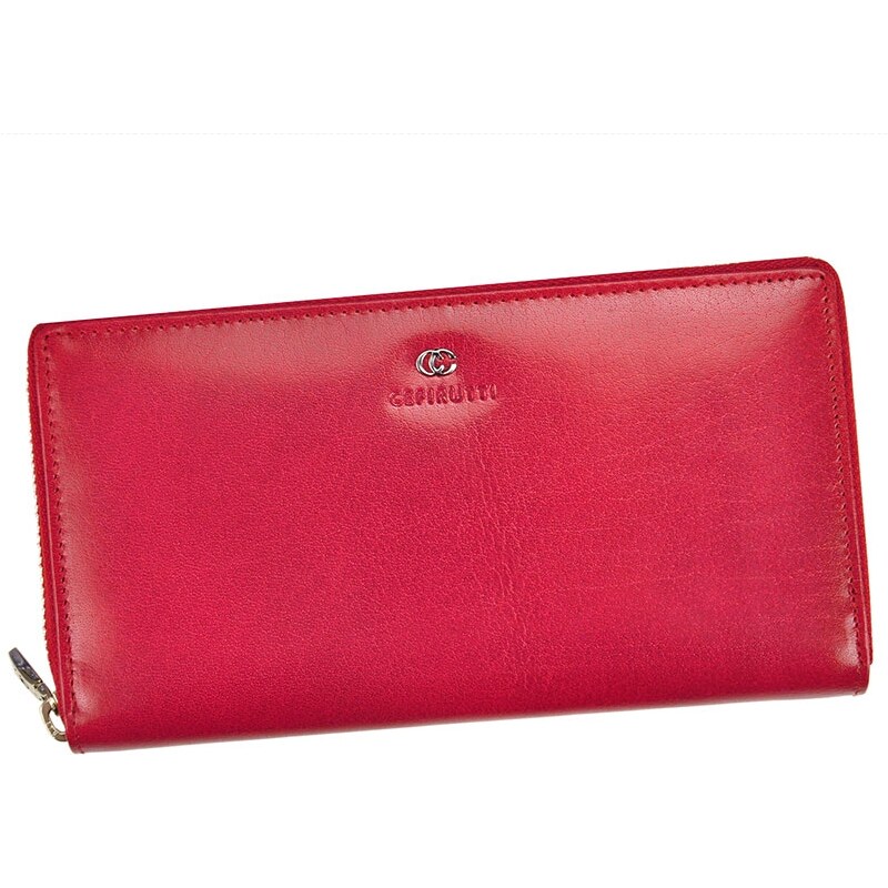 Červená peněženka s kapsou na mobil (GDP237)