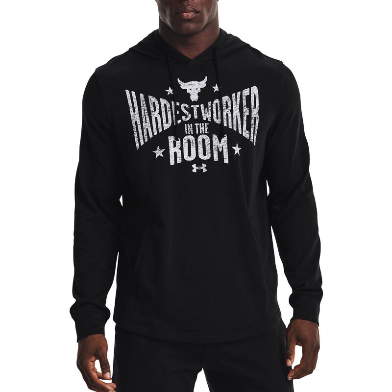 Mikina s kapucí Under Armour UA Pjt Rock Terry Hoodie 1370458-001