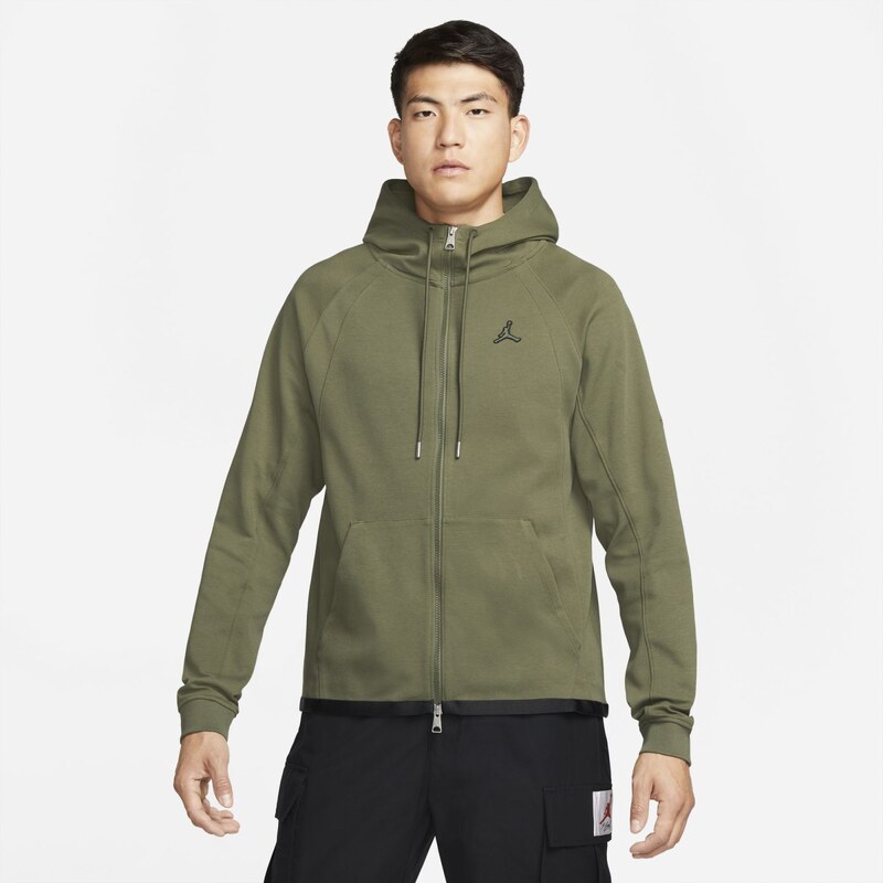 Jordan Essentials Full Zip Men's Fleece Hoodie MEDIUM OLIVE/MEDIUM OLIVE