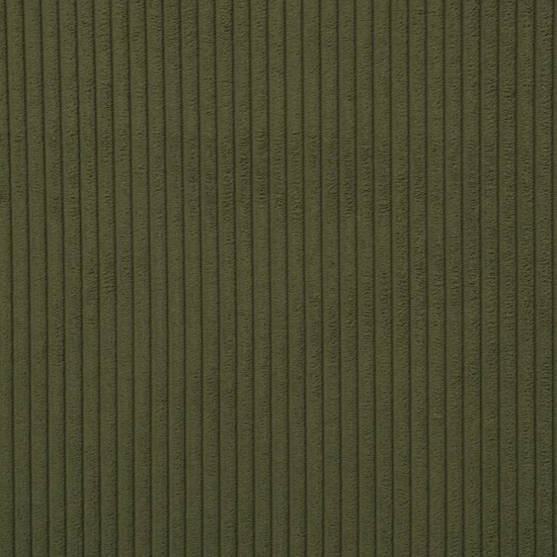 Zelená manšestrová rohová pohovka Kave Home Blok 290 cm, pravá