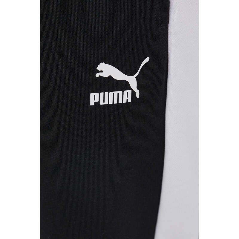 Kalhoty Puma dámské, černá barva, hladké, 533520-01