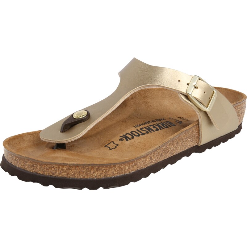 BIRKENSTOCK Žabky Gizeh zlatá 46189915