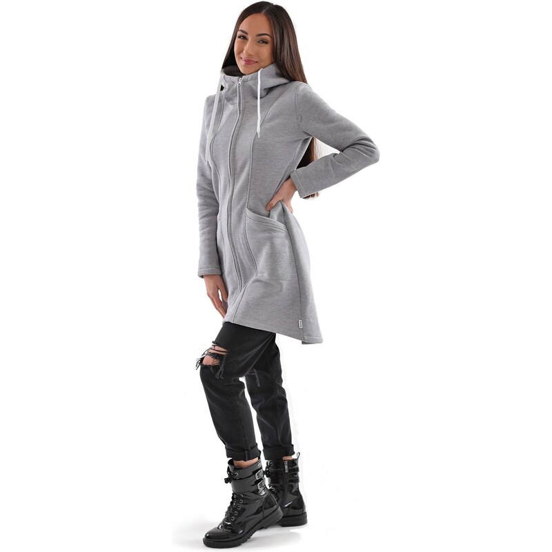 Dámský Kabát s kapucí Barrsa Tina Grey 47-243