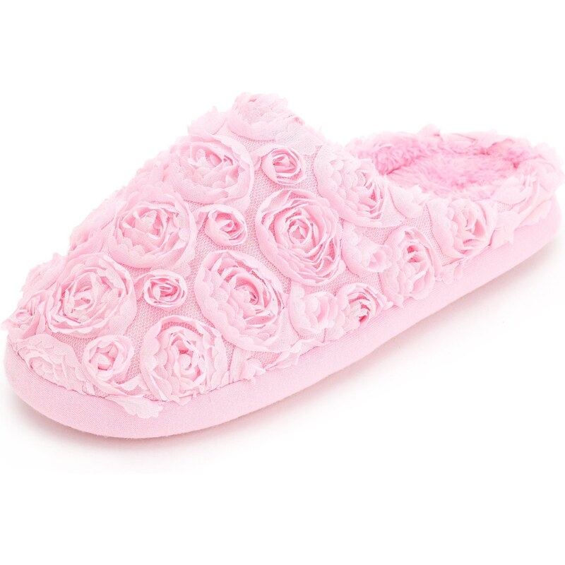 Marks and Spencer Per Una Rose Appliqué Mule Slippers