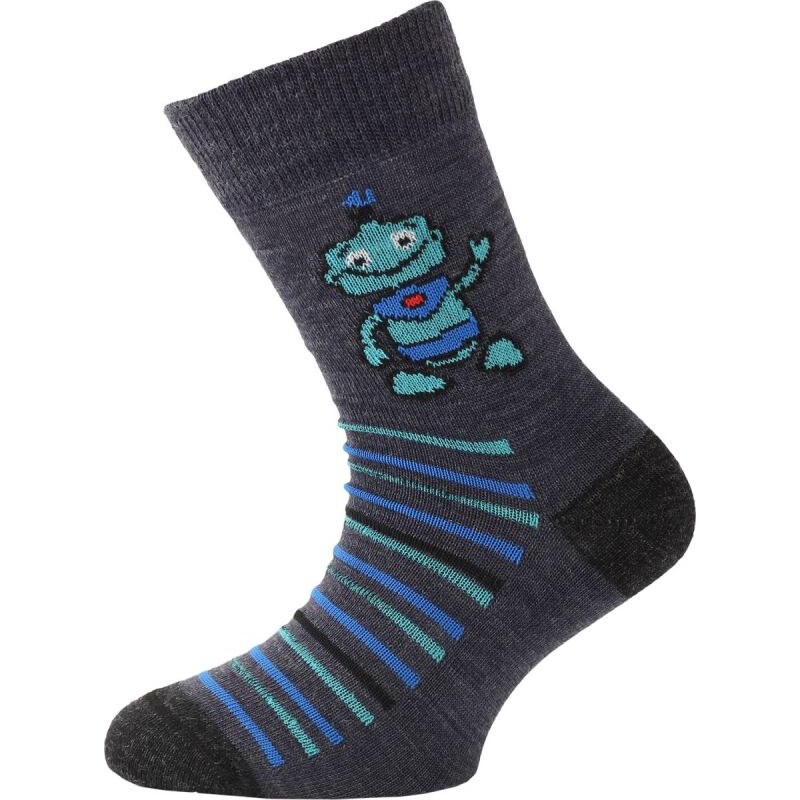 Lasting dětské merino ponožky TJB modré