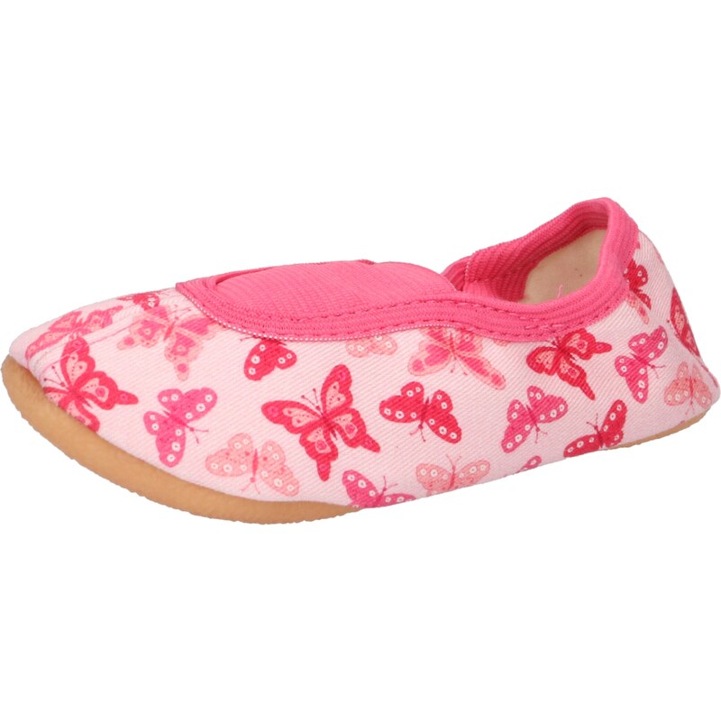 BECK Pantofle Papillon pitaya / pastelově růžová