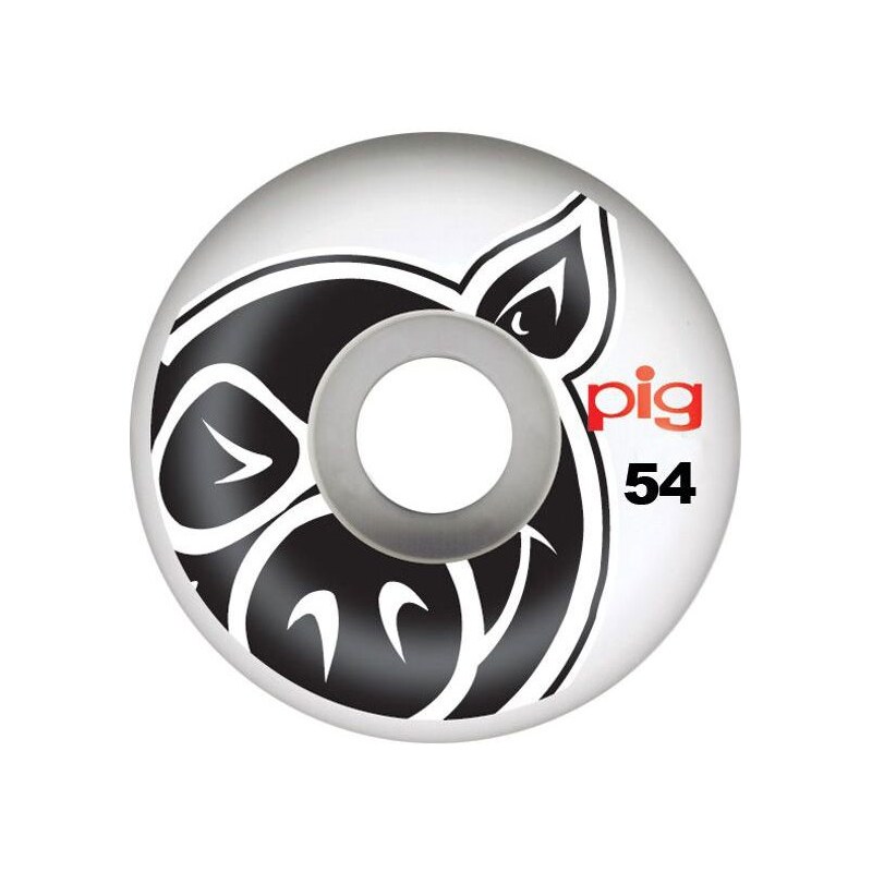 SK8 KOLA PIG WHEELS Head Natural - bílá -