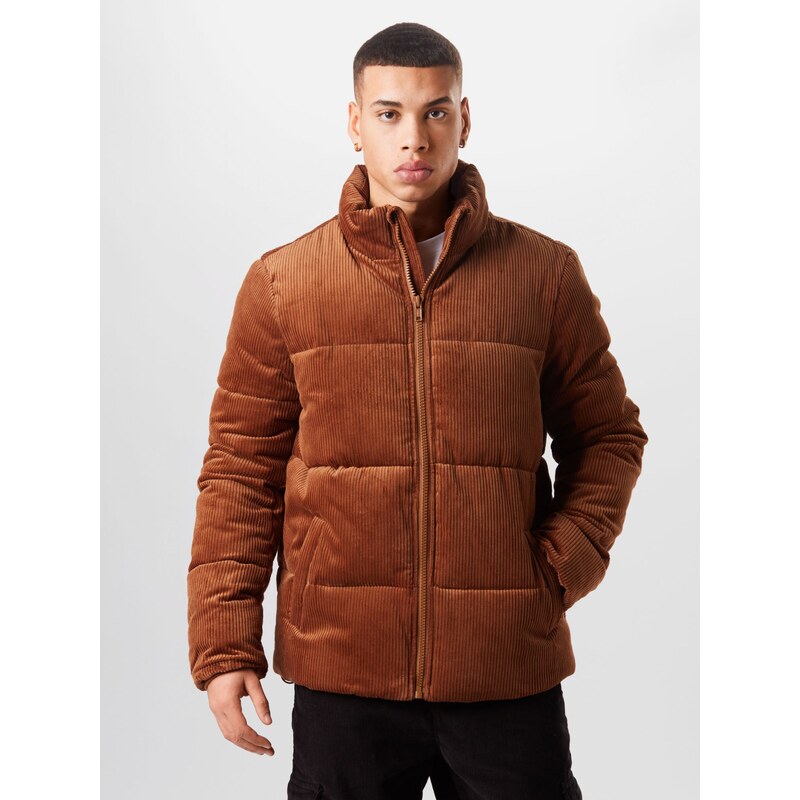 Urban Classics Zimní bunda nažloutlá