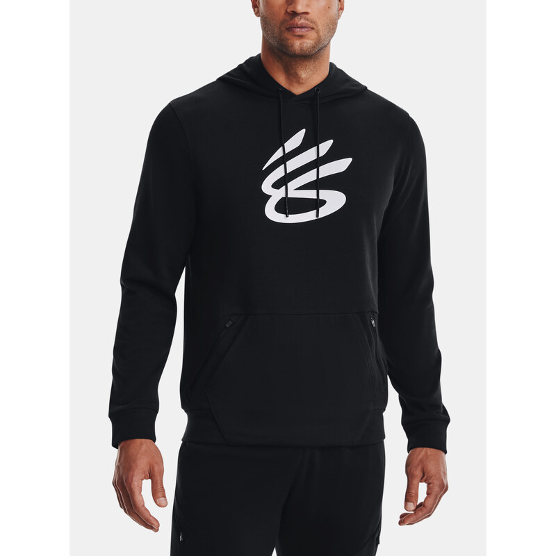 Under Armour Mikina CURRY PULLOVER HOOD-BLK - Pánské