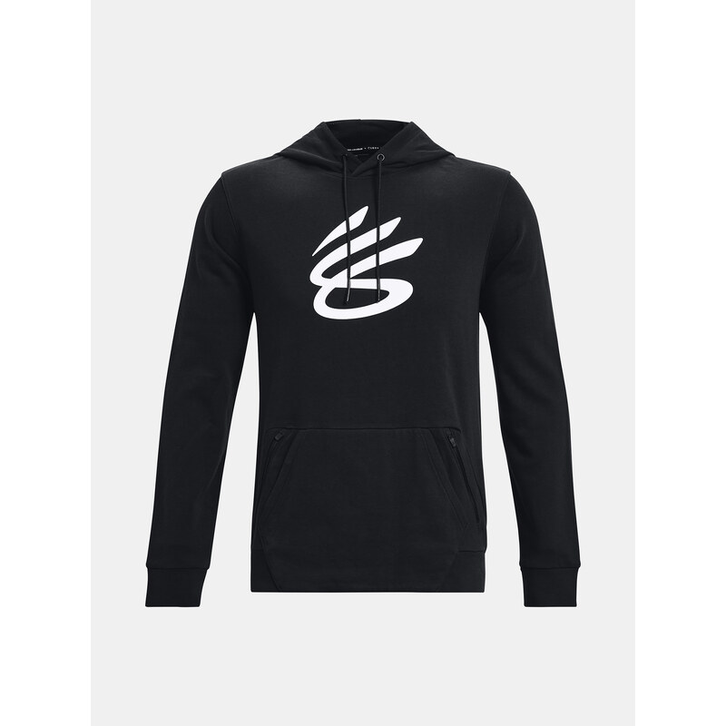 Under Armour Mikina CURRY PULLOVER HOOD-BLK - Pánské