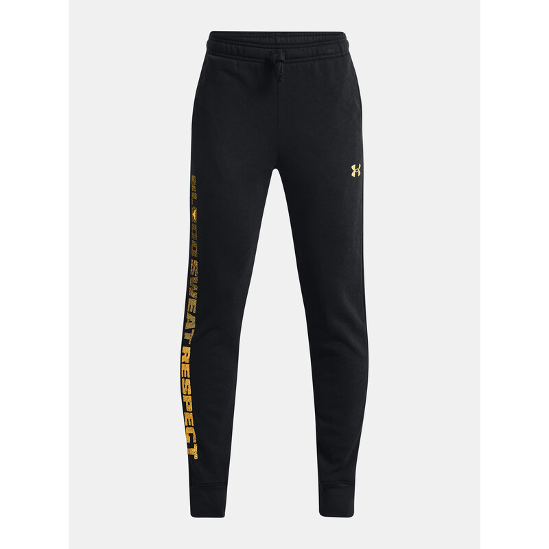 Tepláky Under Armour UA PJT Rock RVL FLC JGRS-BLK