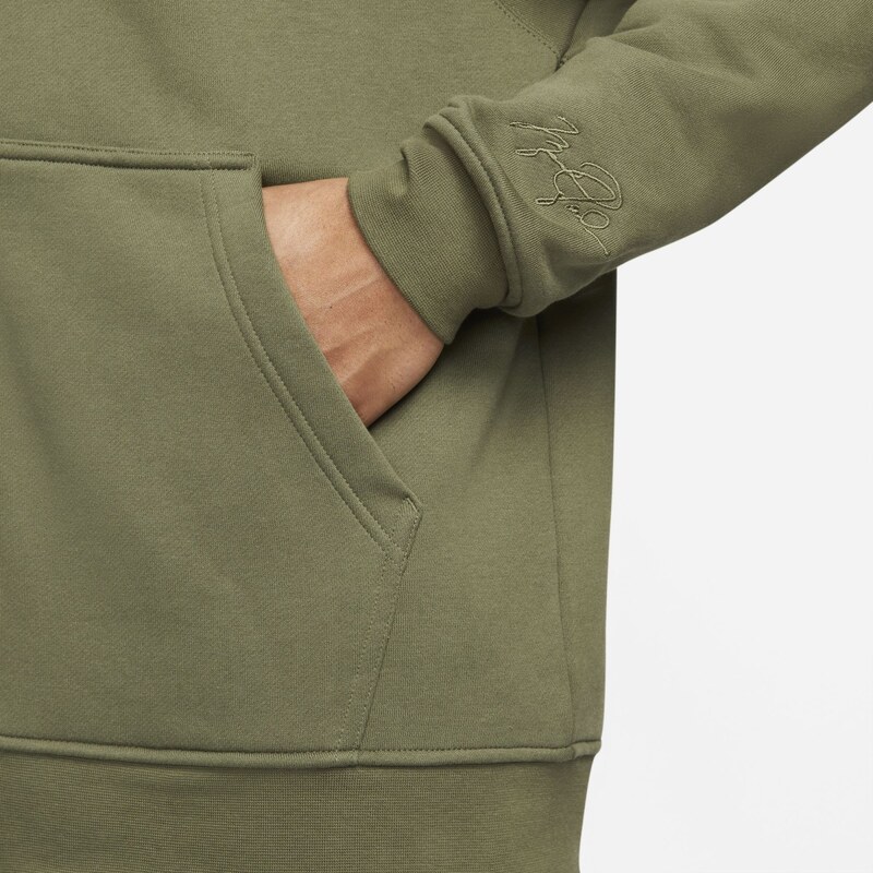 Jordan Essentials Full Zip Men's Fleece Hoodie MEDIUM OLIVE