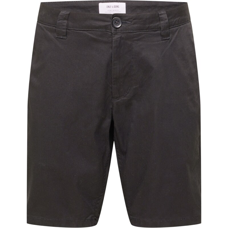 Only & Sons Chino kalhoty Cam černá