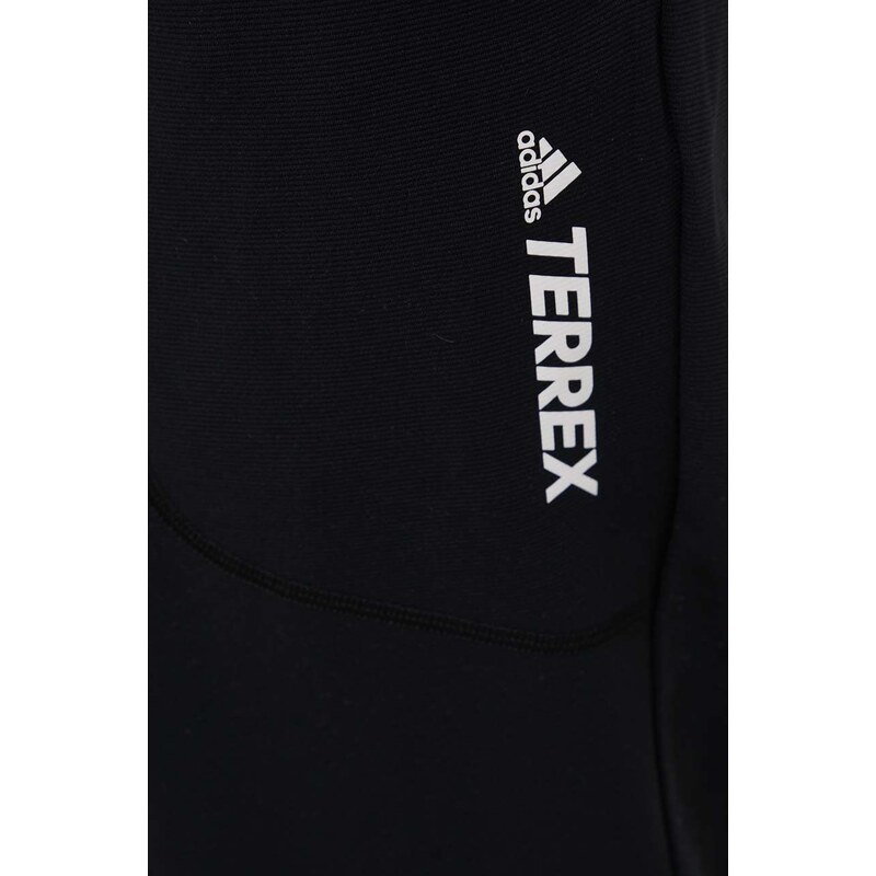 Outdoorové kalhoty adidas TERREX GM4771 pánské, černá barva