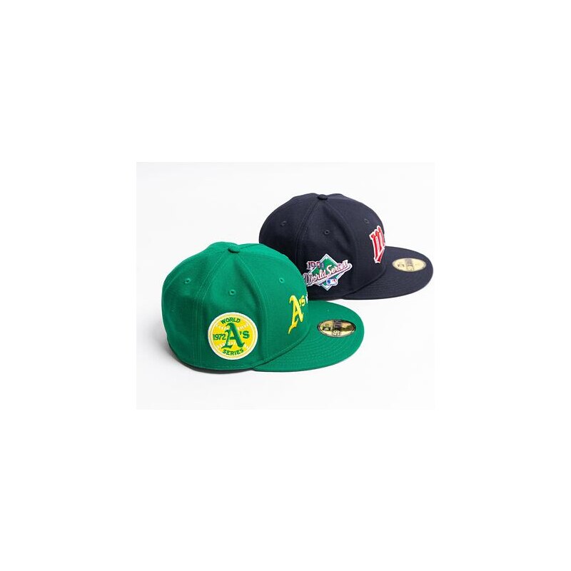 Kšiltovka New Era 59FIFTY 1972 World Series Oakland Athletics VS Cincinnati Reds Fitted Kelly Green