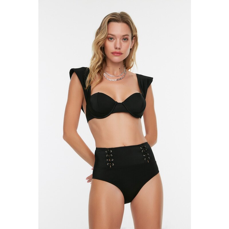 Bikiny spodní díl Trendyol High Waist