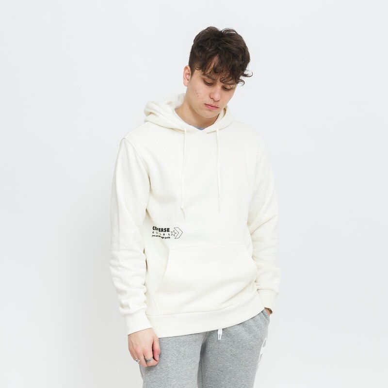 Converse free world pullover hoodie EGRET