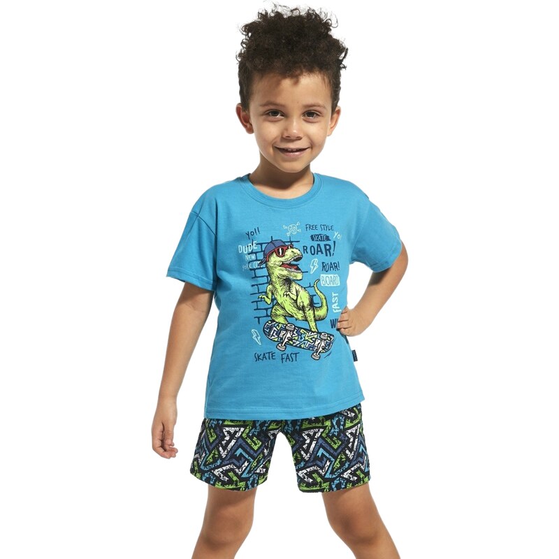 Chlapecké krátké pyžamo Cornette 789/66 Dinosaur