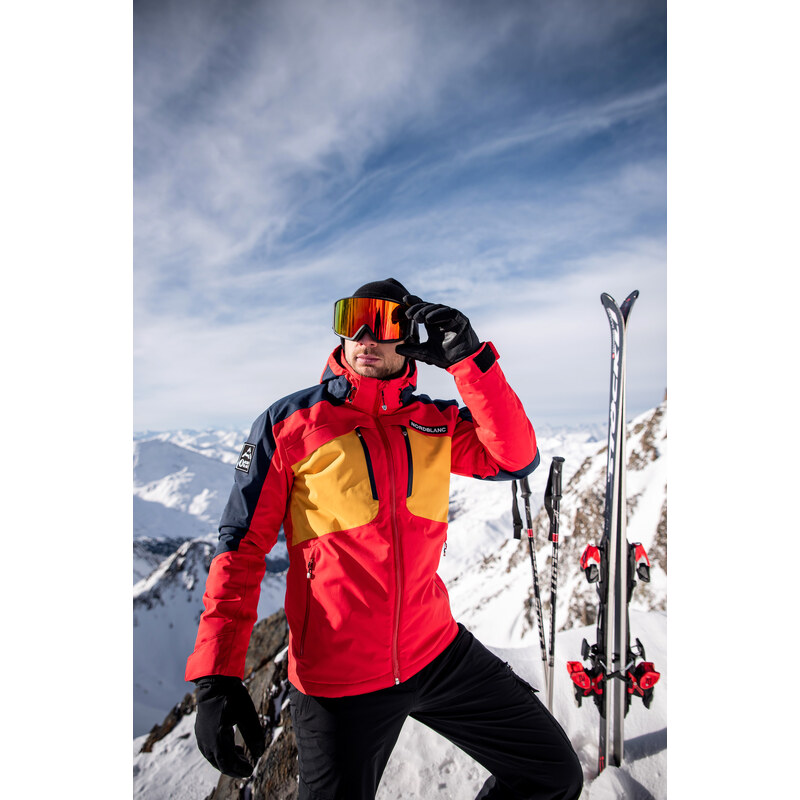 Nordblanc Červená pánská lyžařská bunda SUBZERO