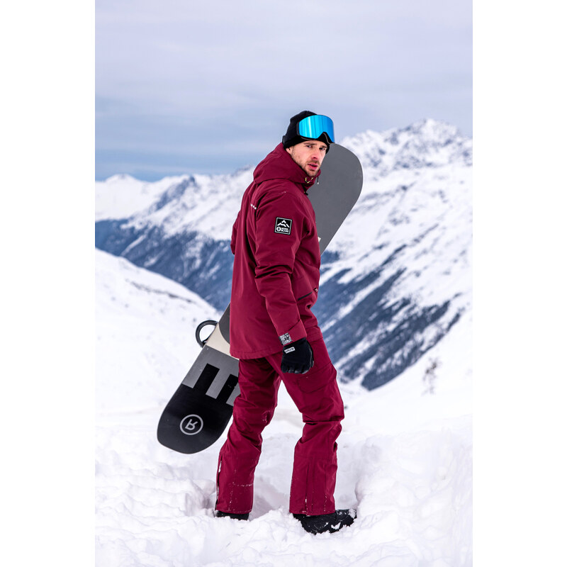 Nordblanc Vínová pánská lyžařská bunda GLACIAL