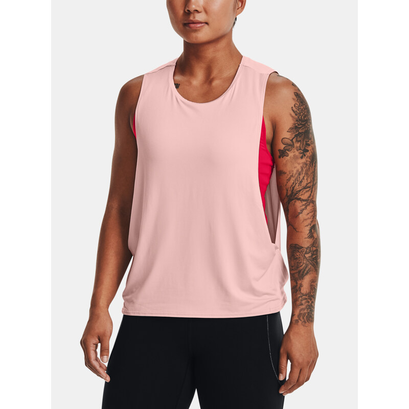 Under Armour Tílko UA HydraFuse 2-in-1 Tank-PNK - Dámské