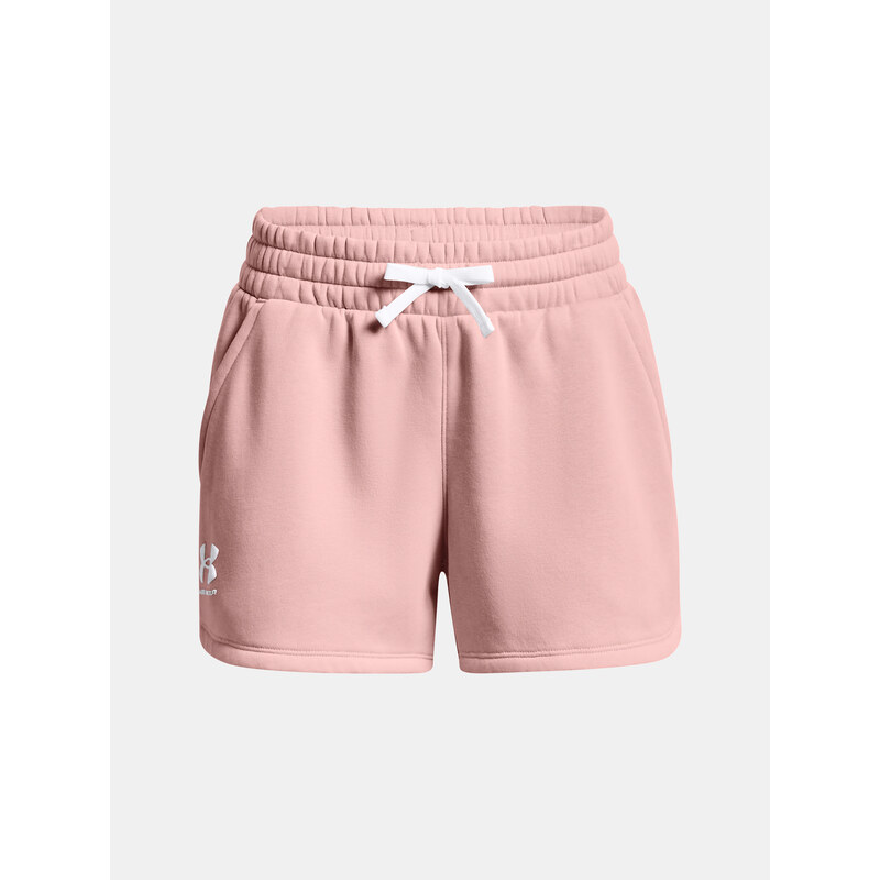 Under Armour Kraťasy Rival Fleece Short-PNK - Dámské