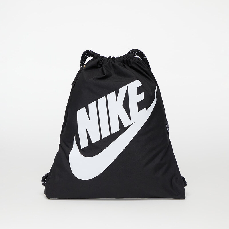 Gymsack Nike Heritage Drawstring Bag Black/ Black/ White