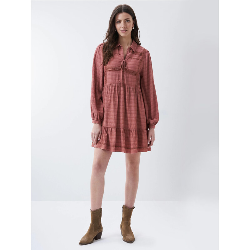 Salsa Jeans dámské šaty s krajkovým detailem 109097598