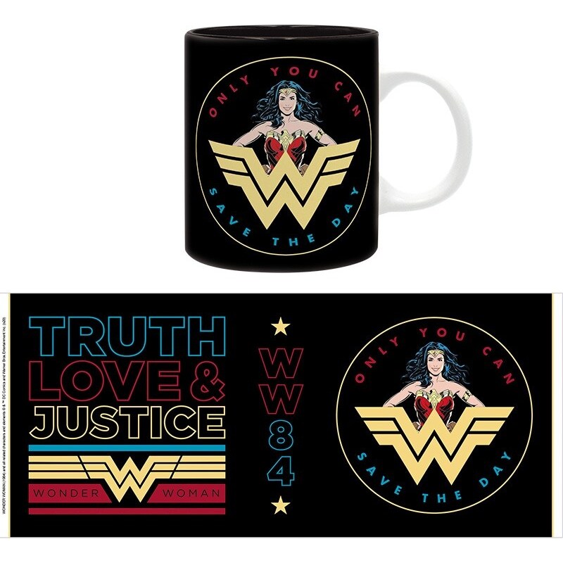 Hrnek Wonder Woman - Retro