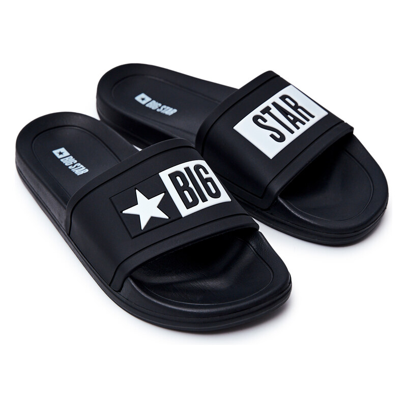 BIG STAR SHOES Pánské pantofle Big Star Contrast logo