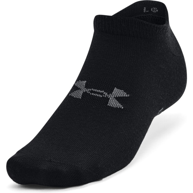 Under Armour UA Essential No Show 6pk Black