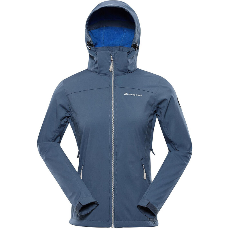 Dámská softshellová bunda Alpine Pro NOOTKA 8 - modro-šedá 67600451
