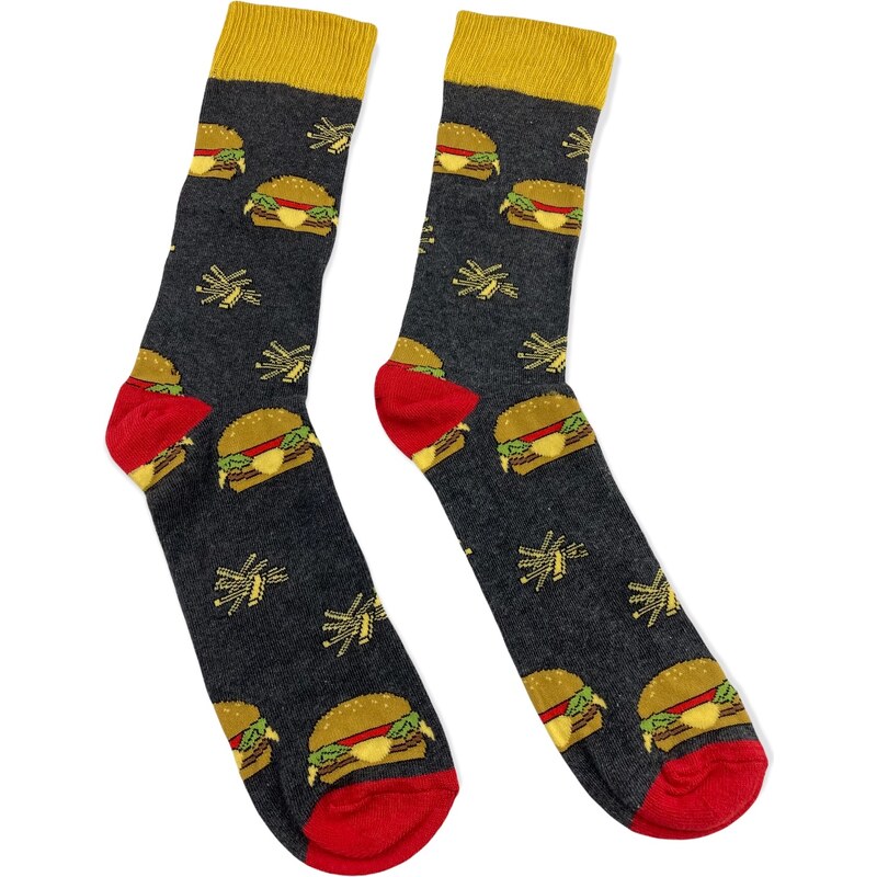 VIRGINA Vysoké ponožky hamburger velikost 39 - 42 107590076