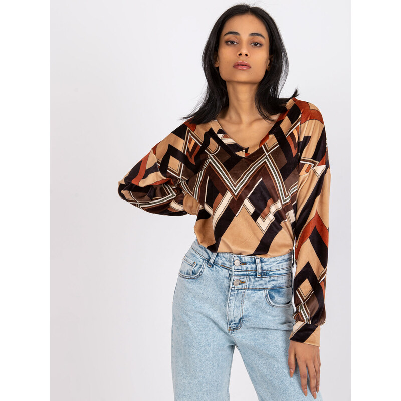 Italy Moda Blouse-DHJ-BZ-6550-4.40-camel