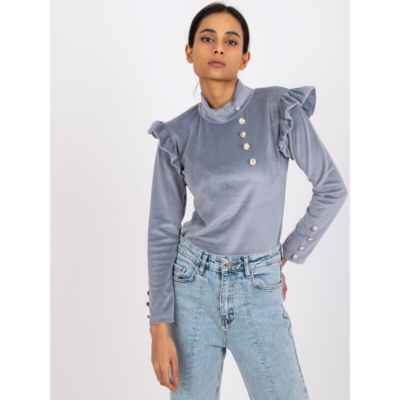 Italy Moda Blouse-DHJ-BZ-6533A.44P-grey