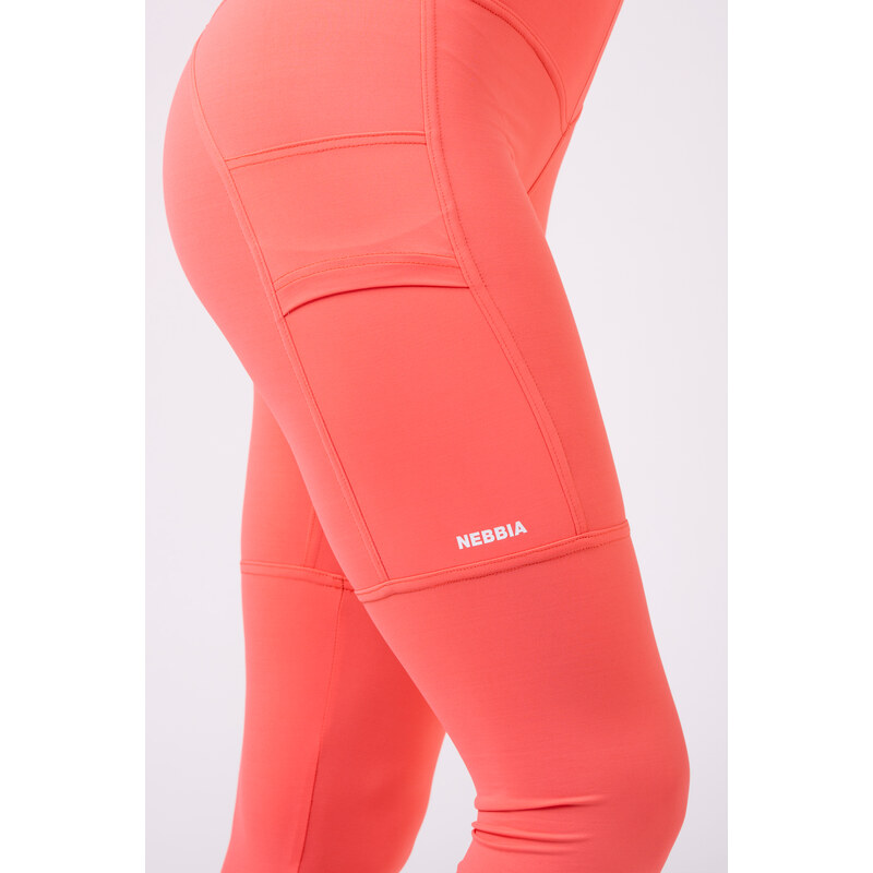 Nebbia High Waist Fit&Smart legíny 505 peach