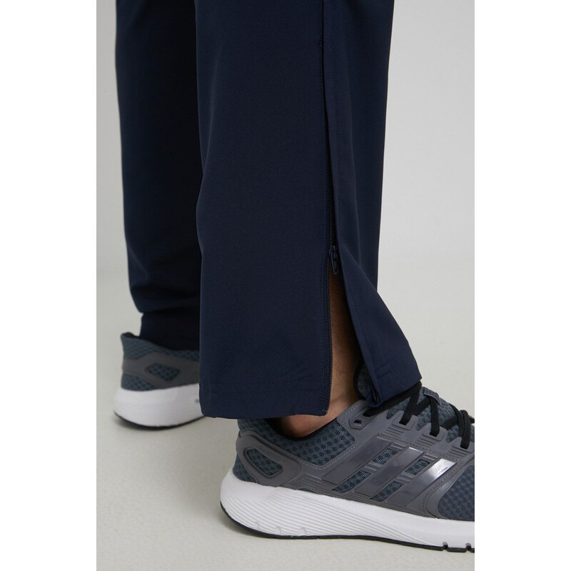 Kalhoty adidas GK9250 pánské, tmavomodrá barva, s potiskem