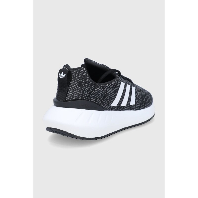 Dětské boty adidas Originals Swift Run GW8176 černá barva