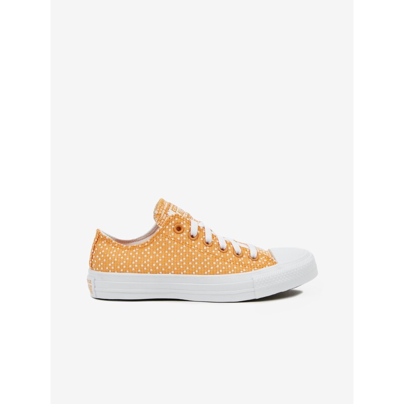 Oranžové dámské tenisky Converse Reverse Stitched - Dámské