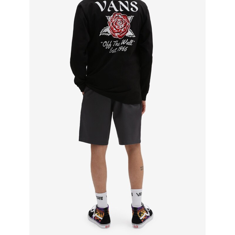 Tmavě šedé pánské kraťasy VANS Authentic Chino - Pánské